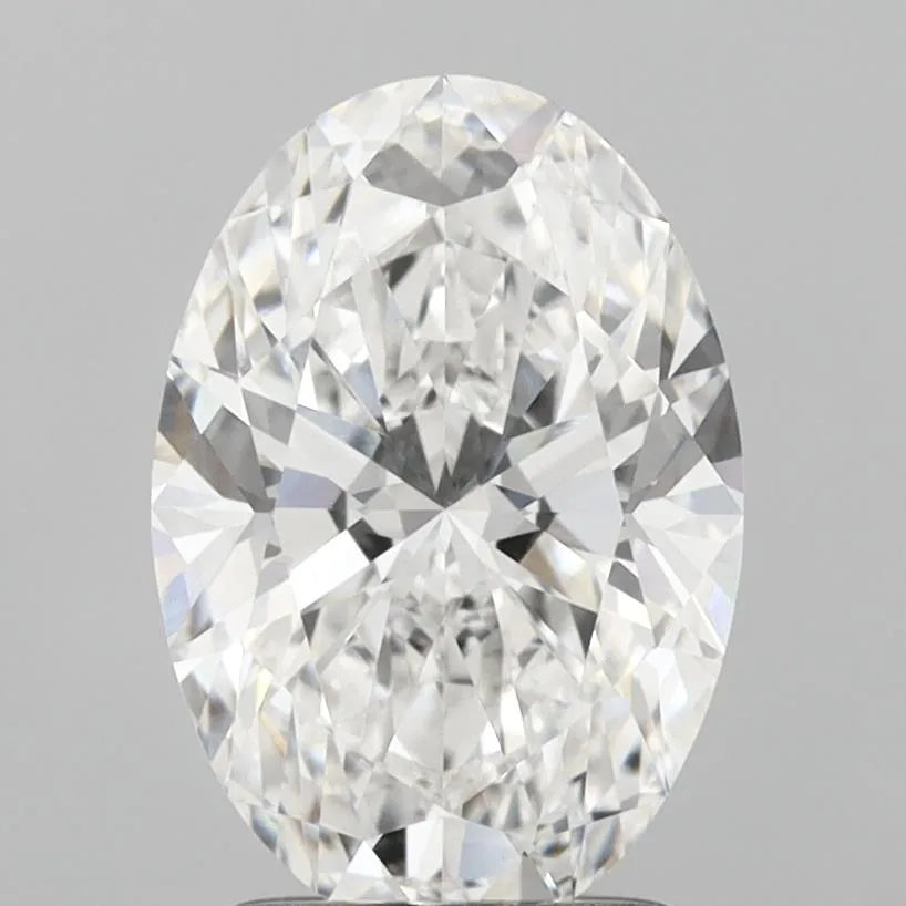 2.04ct Oval Lab Grown Diamond (Colour E, Clarity VVS2, IGI Certified)